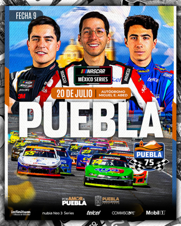 Vuelve la NASCAR México Series a Puebla