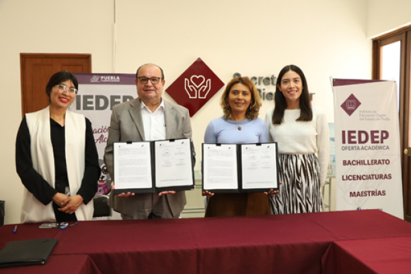 Bienestar y el Instituto de Educación Digital firman convenio