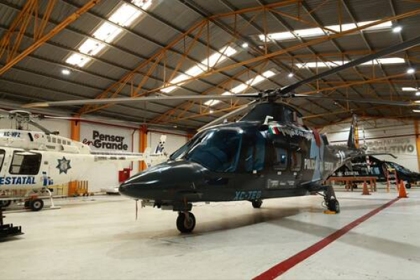 Puebla refuerza seguridad con helicóptero y drones: SSP