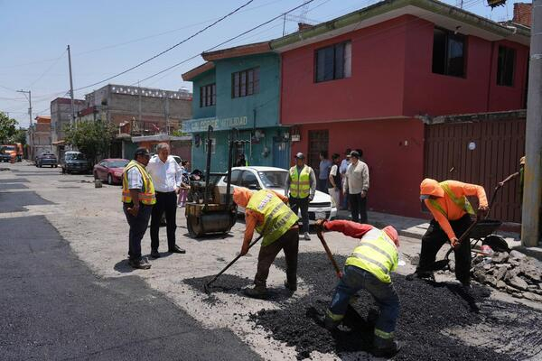 Programa “BacheAndo” atiende la Popular Coatepec