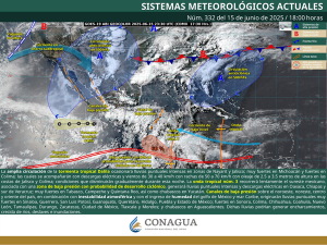 Lluvias puntuales intensas en Nayarit, Jalisco, Oaxaca, Chiapas y Veracruz