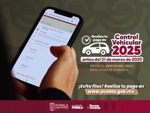 Hoy inicia pago del Control Vehicular 2025