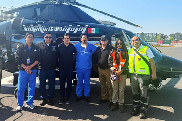 Un &oacute;rgano donado es trasladado a la CDMX