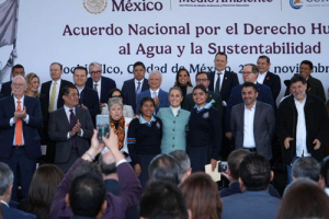 El derecho humano al agua es reconocido por políticos y empresarios