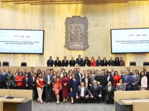 Alejandro Armenta asiste a la Memoria Anual del PJP