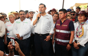 Tras la tromba, el gobernador Armenta supervisó daños en Izúcar de Matamoros