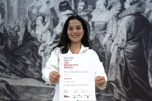 Estudiante BUAP brilla en "Falling Walls Lab México"
