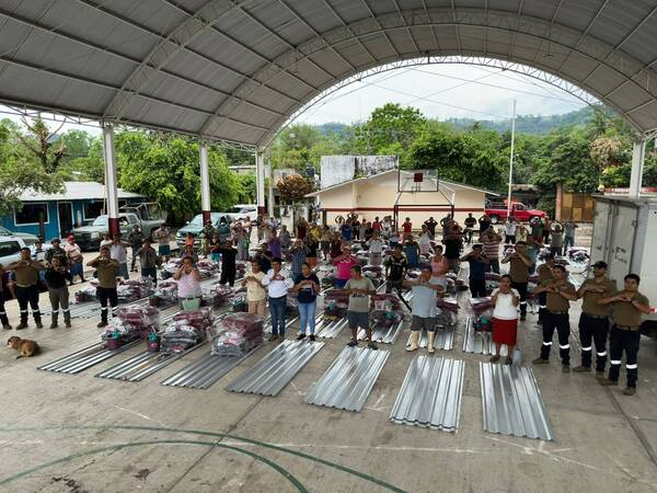 El Tepetate recibe ayuda tras fuertes lluvias