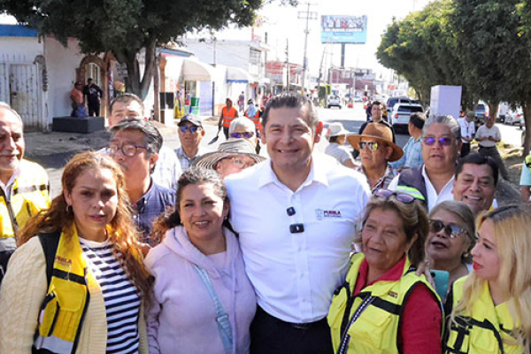 Avanza con un 60 por ciento la avenida 25 Sur en Puebla