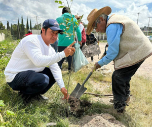 Más oxígeno para Puebla con 1,200 árboles plantados