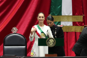 La Presidenta Claudia Sheinbaum toma protesta ante el Congreso de la Unión