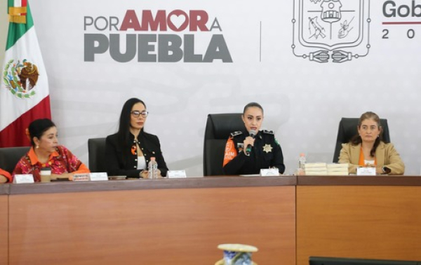 Puebla fortalece seguridad en favor de las poblanas
