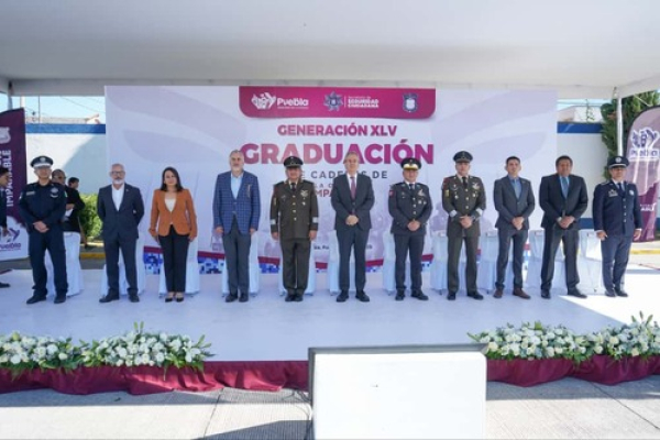Puebla Capital gradua nuevos policías de la SSC