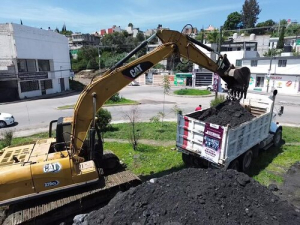 Avanza acciones de limpieza y desazolve en Puebla capital