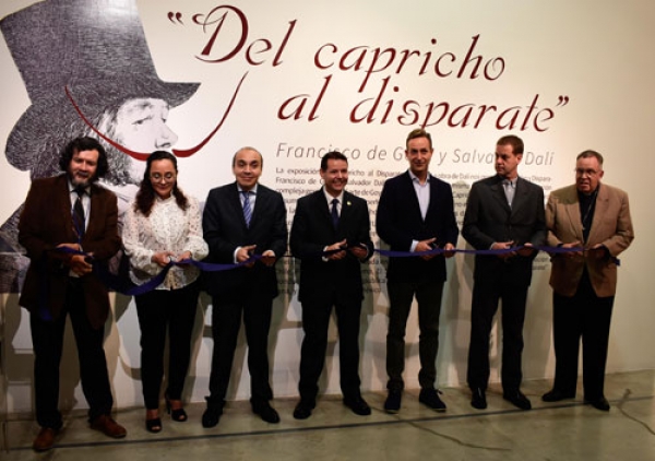 Exhibe galería, Francisco de Goya y Salvador Dalí