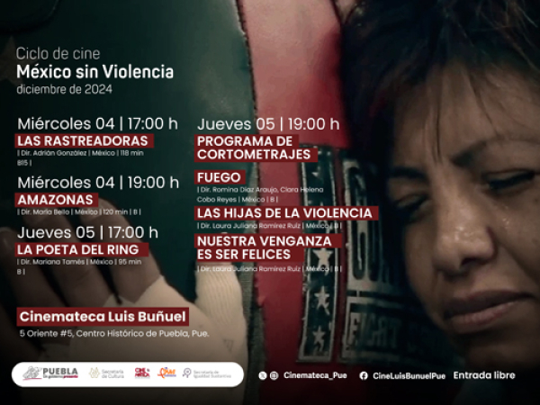 Se proyectará en la Cinemateca &quot;Luis Buñuel&quot; el ciclo &quot;México sin violencia&quot;