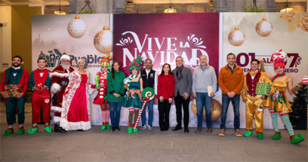 La navidad en Puebla estará acompañada de 56 actividades