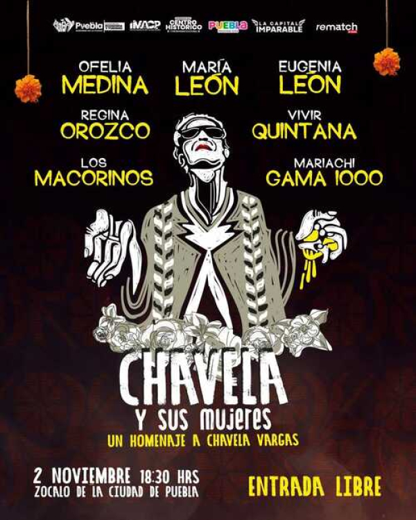 HOY: Tributo a Chavela Vargas en Puebla Capital