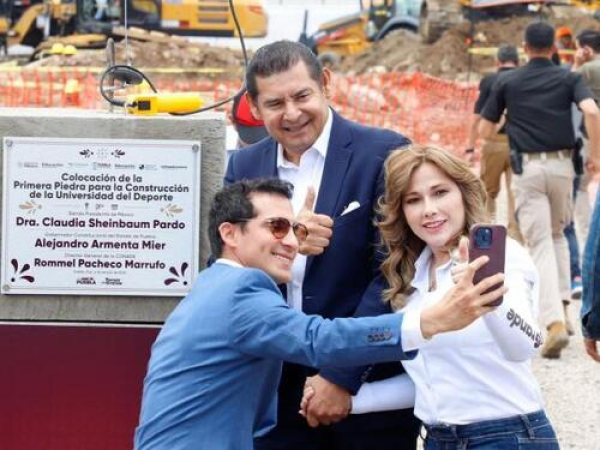 Se coloca la primera piedra para la construcción de la Universidad del Deporte