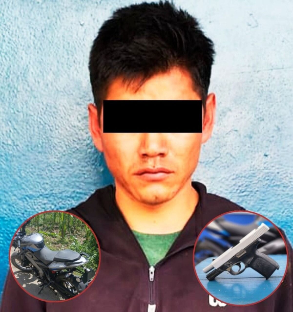 Cae hombre armado en Texmelucan