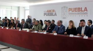 La SSP realizó un desplegado en diferentes puntos de Puebla