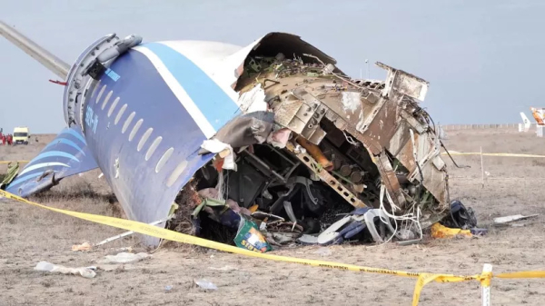 Fuselaje del Azerbaijan Airlines 