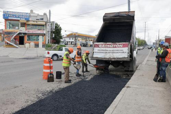 El “Bachetón” avanza en Puebla con vialidades seguras