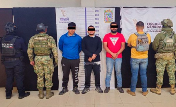 Caen presuntos extorsionadores en Puebla