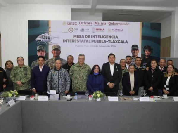 Puebla presente en mesa de seguridad interestatal